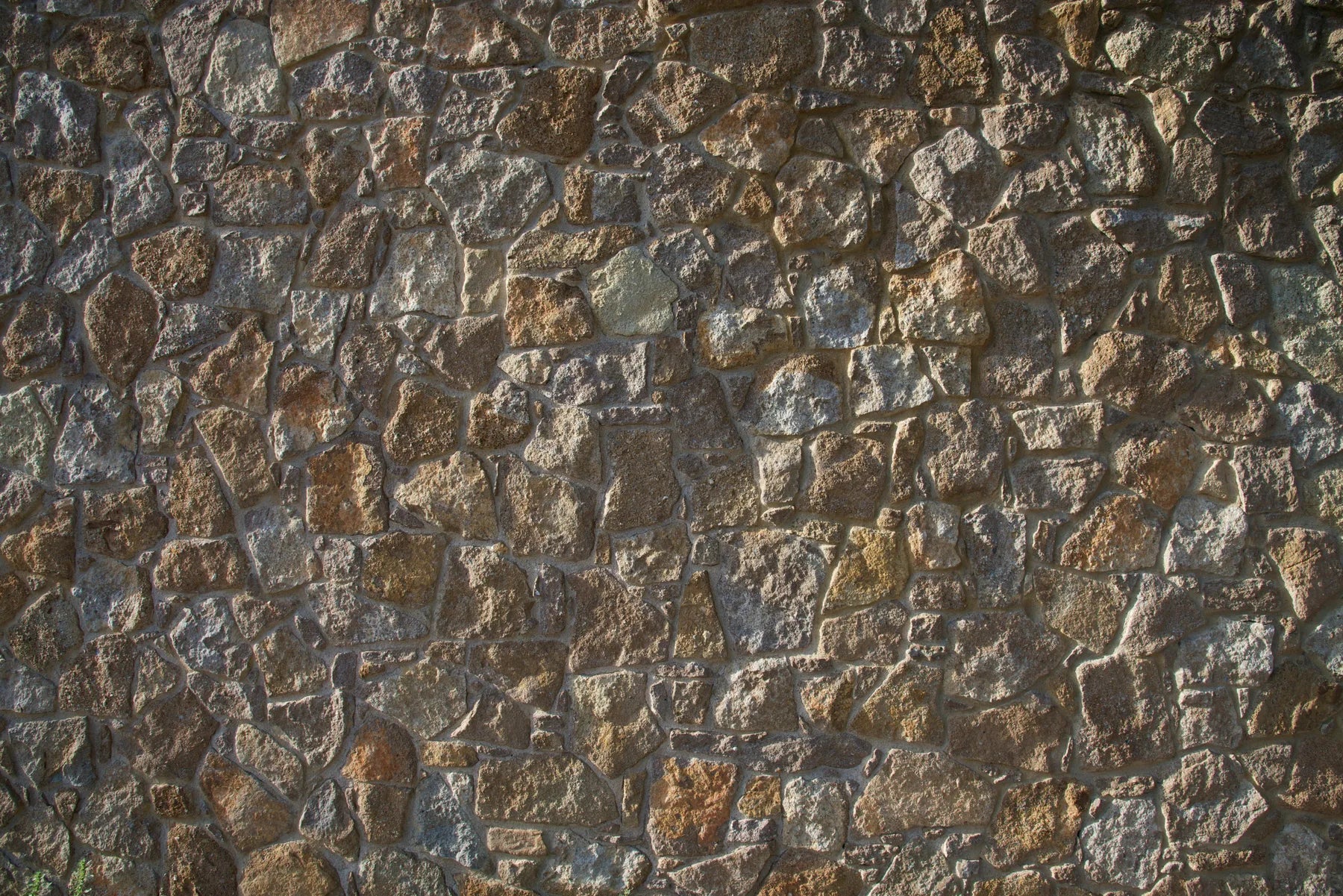 Duschrückwand Bruchsteinmauer bunt - Schön und Wieder