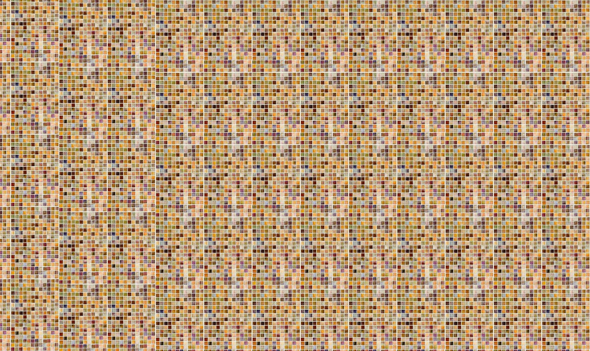 Duschrückwand Mosaikfliesen fein gelb-beige - Schön und Wieder
