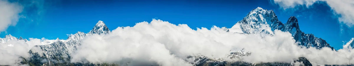 Küchenrückwand 200x50cm Berge und Wolken - Schön und Wieder