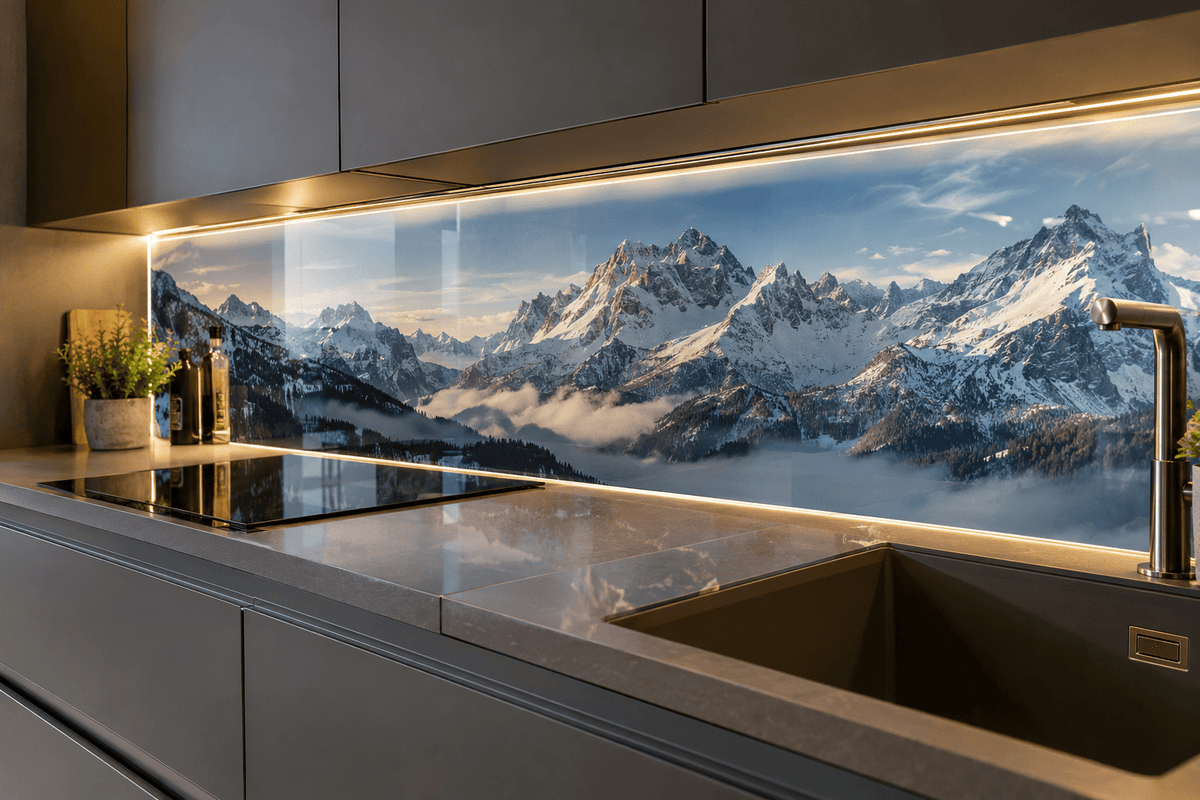 Küchenrückwand 257 x 54 cm Standardmaß | Motive & Materialien - Schön und Wieder