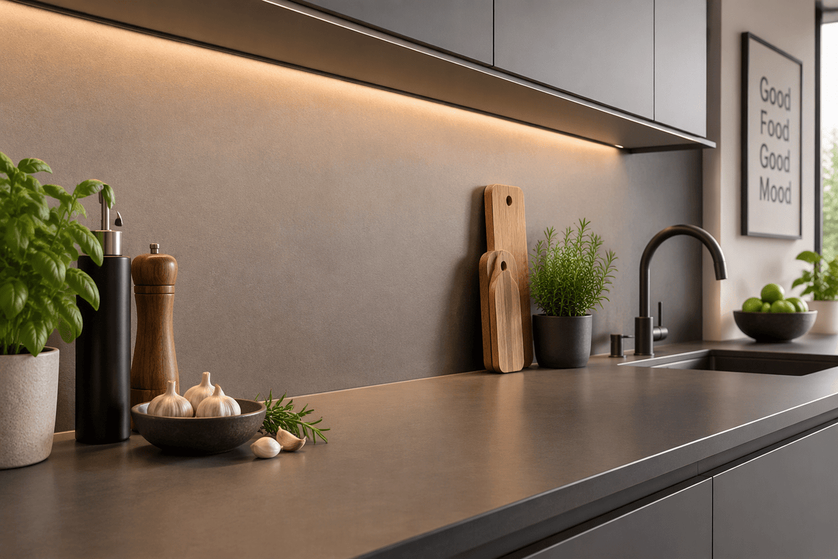 Küchenrückwand 257 x 54 cm Standardmaß | Motive & Materialien - Schön und Wieder