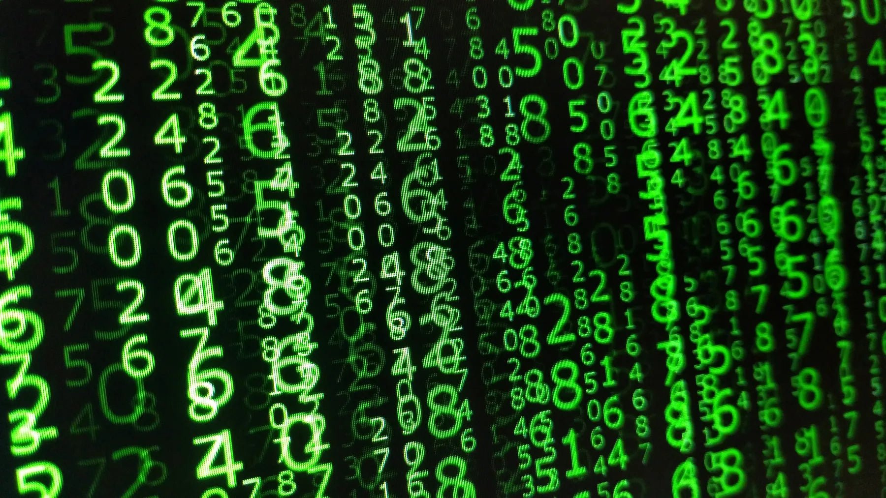 Küchenrückwand Matrix-Zahlencode - Schön und Wieder