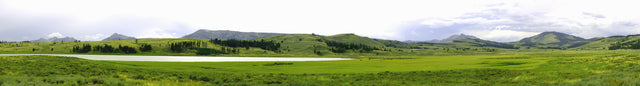 Badewannenrückwand Swan Lake im Yellowstone