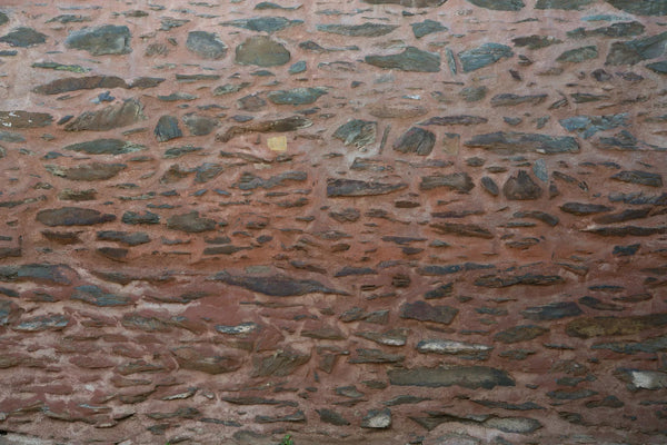 Duschrückwand Alte Burgmauer aus Naturstein