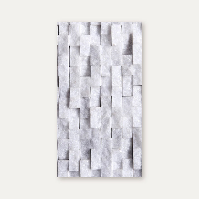 Duschrückwand Marmor-Verblender weiß