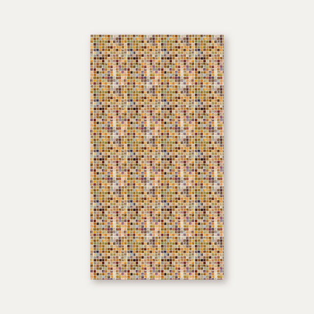Duschrückwand Mosaikfliesen fein gelb-beige