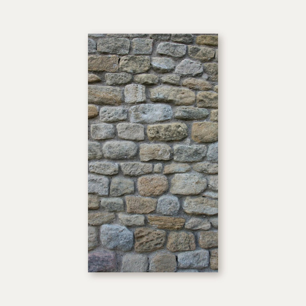 Duschrückwand Natursteinmauer warm - Schön und Wieder
