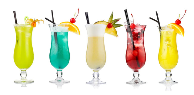Küchenrückwand Bunte Cocktails