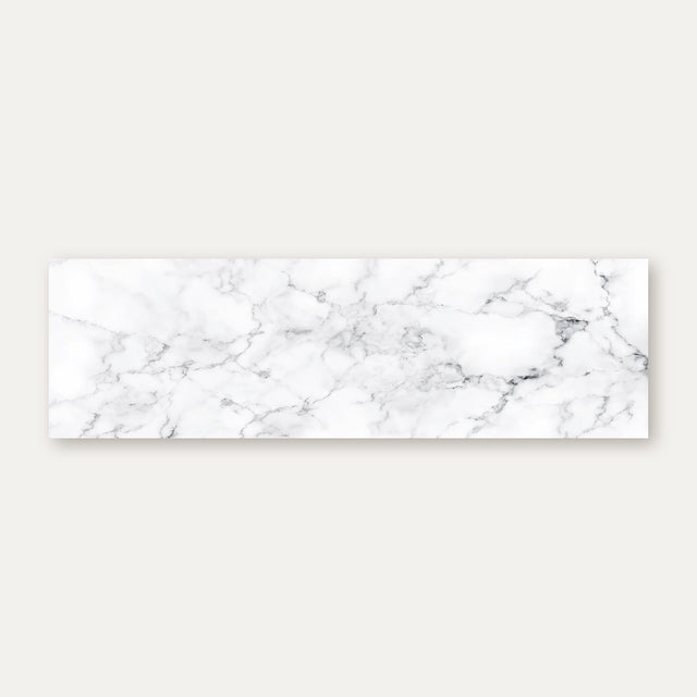 Küchenrückwand Carrara Marmor Weiß