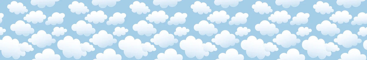 Küchenrückwand Cartoon Wolken am Himmel - Schön und Wieder