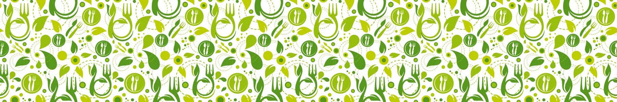 Küchenrückwand Gesunde Ernährung Besteck Muster - Schön und Wieder