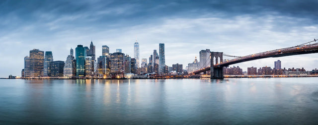 Küchenrückwand Manhattan Skyline mit Brooklyn Bridge