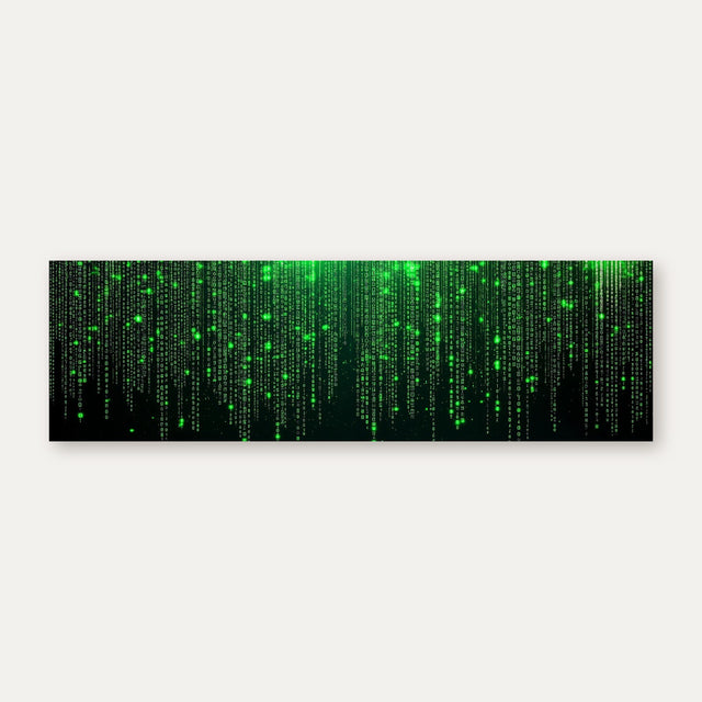 Küchenrückwand Matrix-Code Datenregen