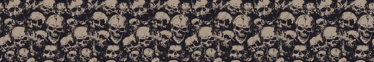 Küchenrückwand Totenkopf Grunge Muster - Schön und Wieder