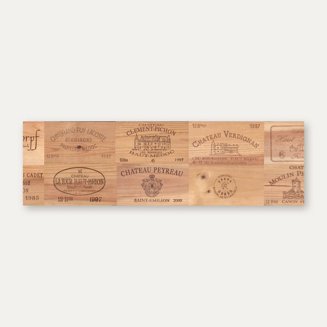 Küchenrückwand Weinkisten-Holz