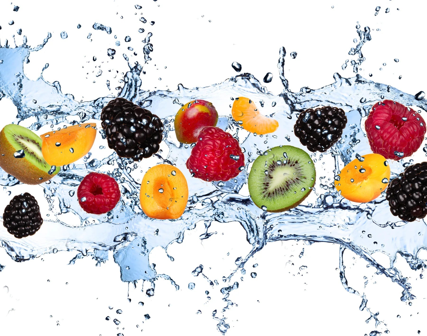 Spritzschutz Frucht-Splash bunt - Schön und Wieder