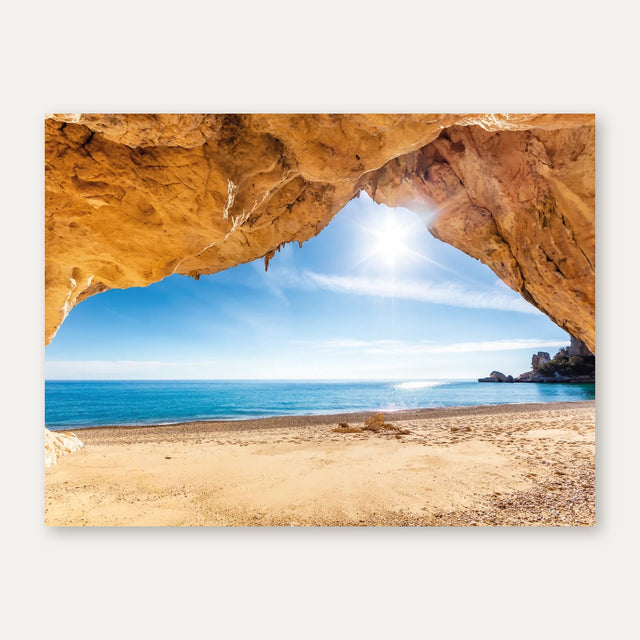 Spritzschutz Strandhöhle auf Sardinien