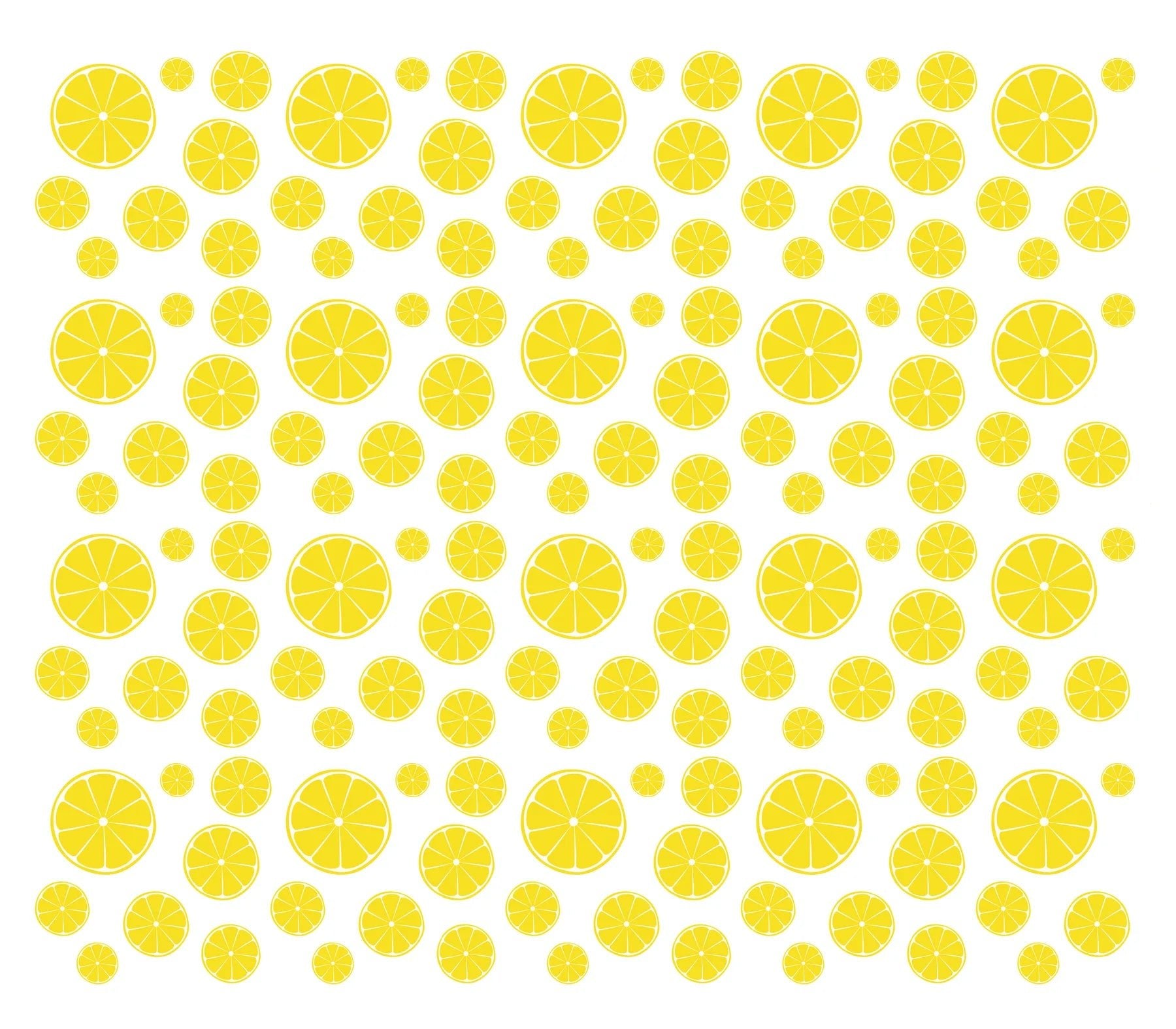 Spritzschutz Zitronenscheiben-Muster flächig - Schön und Wieder