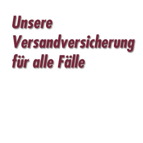 Versandversicherung - Schön und Wieder