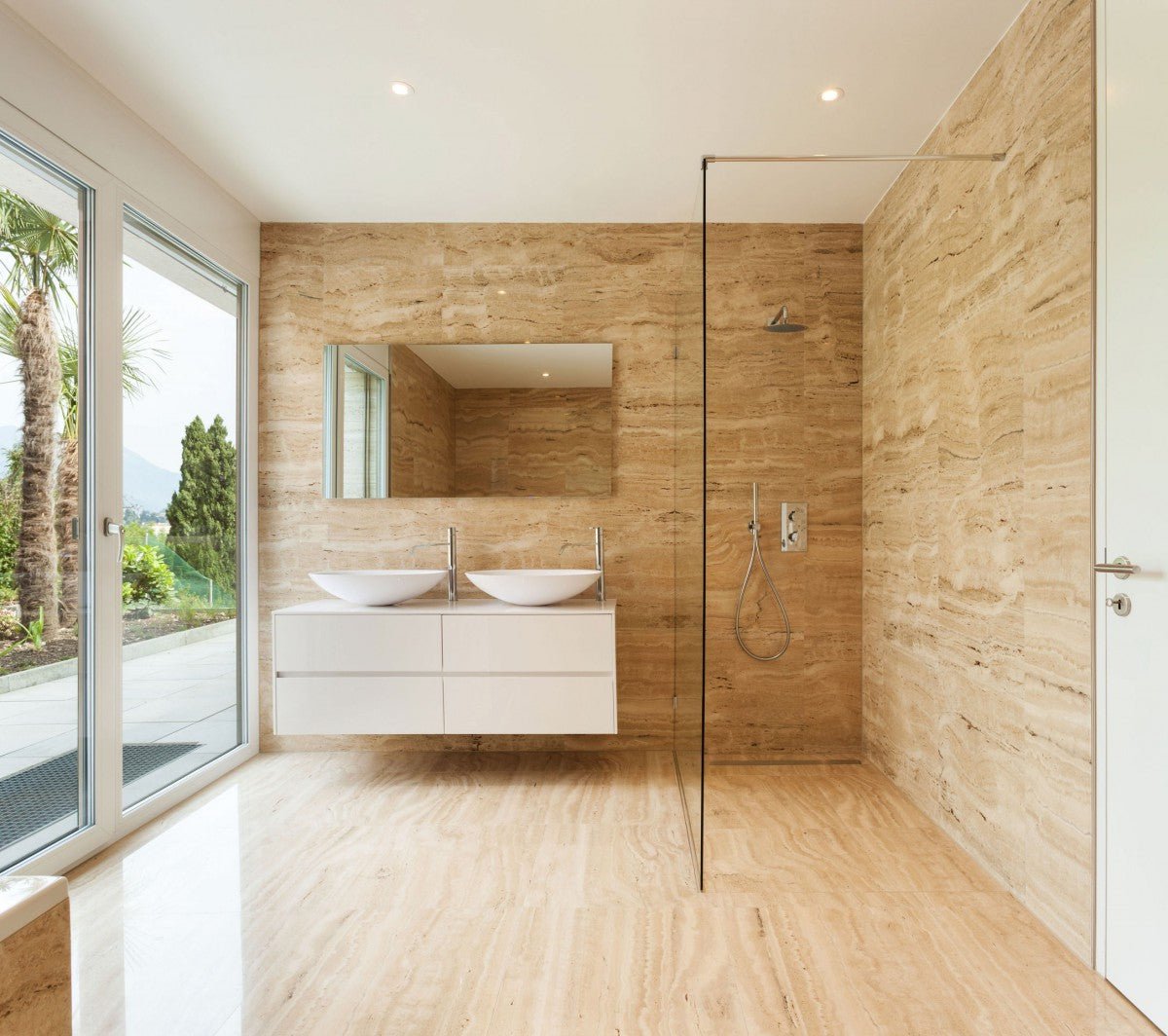 Walk-In Duschwand aus 8mm ESG Sicherheitsglas mit Profilhalterung - Schön und Wieder