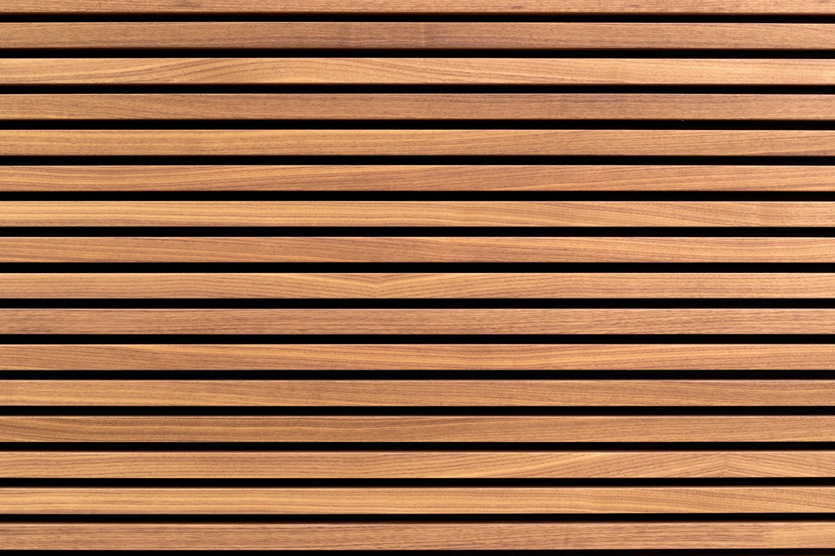Waschbeckenrückwand Holzlamellen-Wand - Schön und Wieder