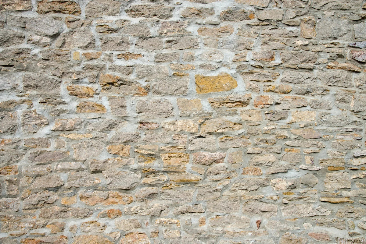 Waschbeckenrückwand Natursteinmauer hell - Schön und Wieder
