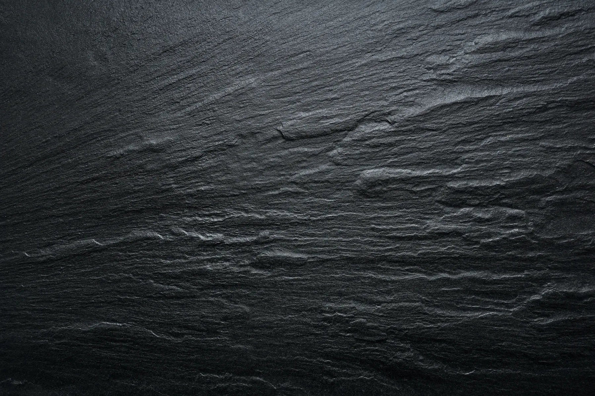 Waschbeckenrückwand Schwarze Schiefer-Struktur - Schön und Wieder