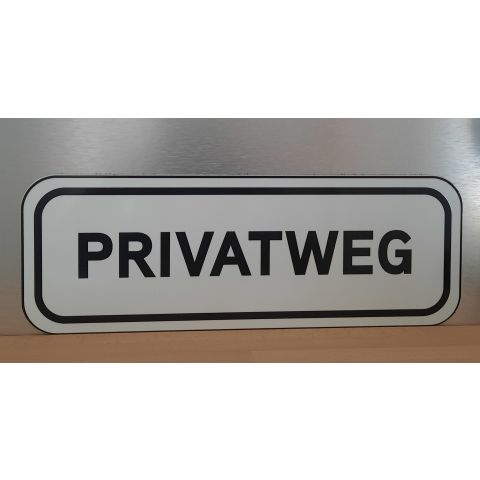 Hinweis-Schild "Privatweg"