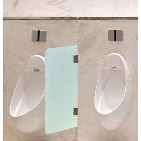 Schamwand WC-Trennwand Urinal Trennwand ESG Glas