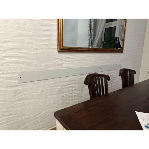 Wandschutz 1350 x 120 mm  (2 Stück) Weiß